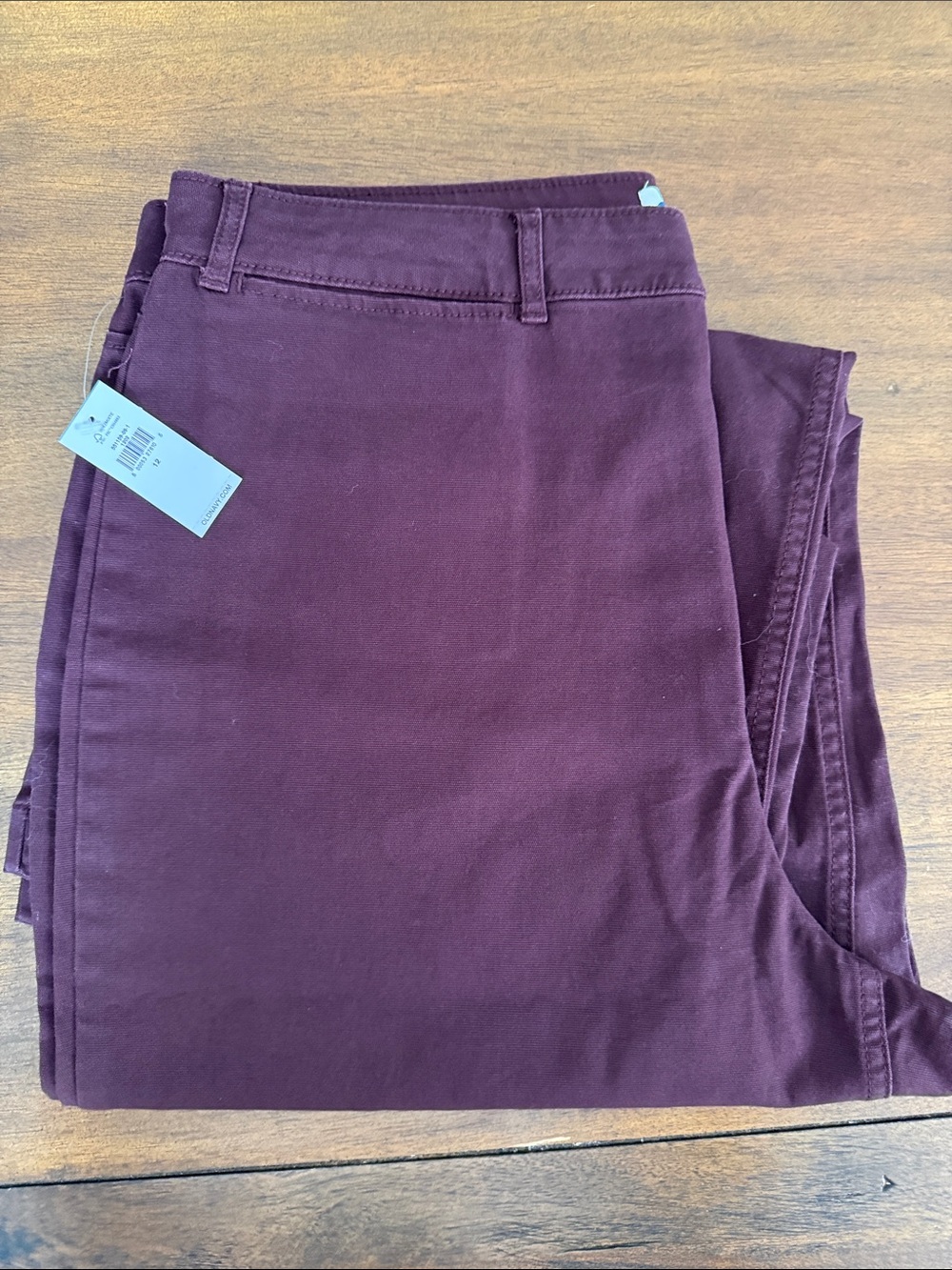 Old Navy Wide-Leg Jeans in Deep Plum